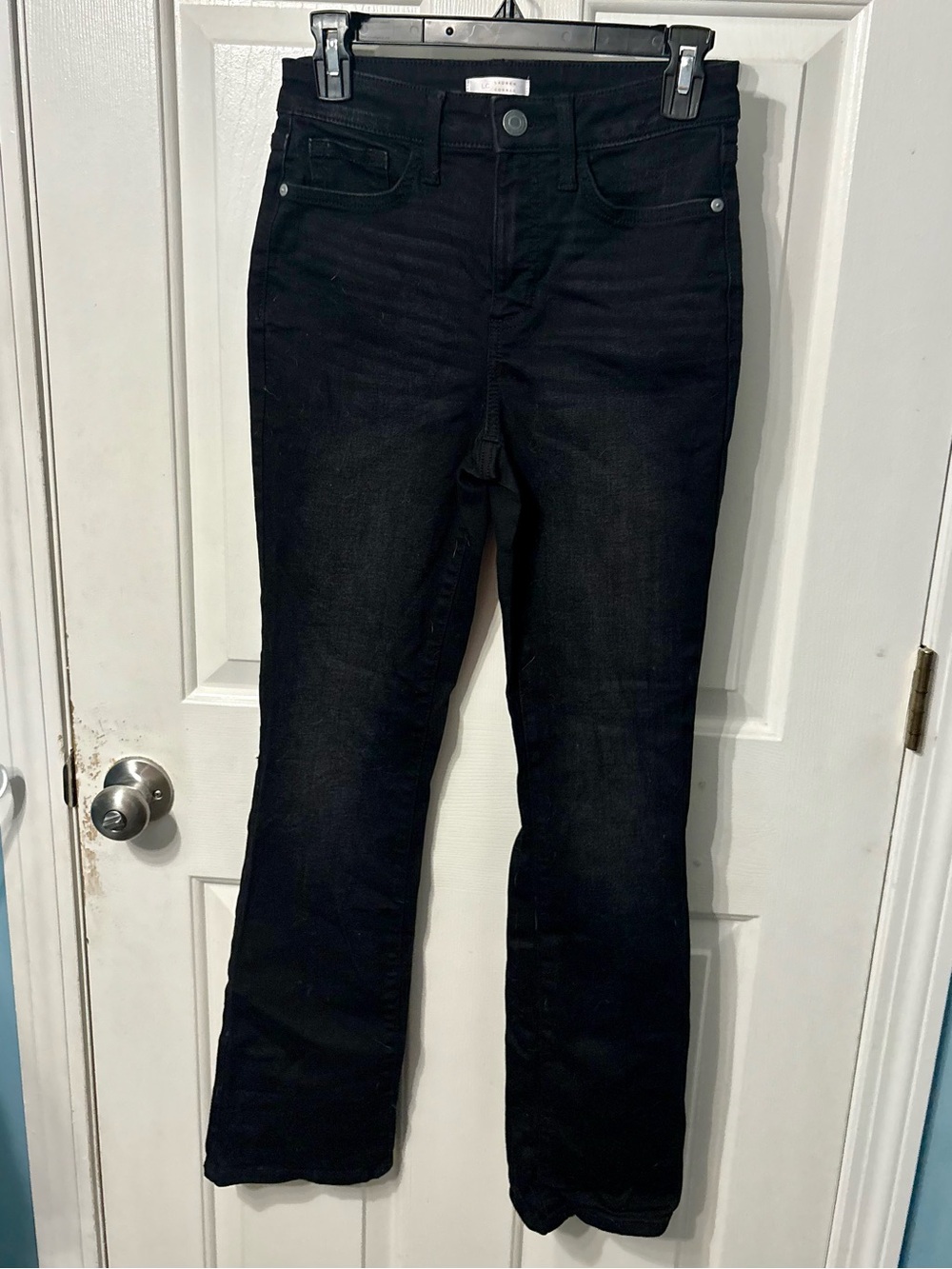 LC Lauren Conrad Black Slim Bootcut Jeans